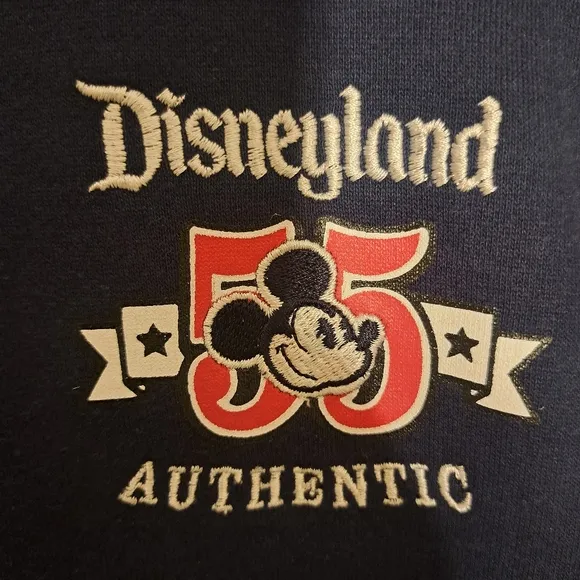 Disney Parks Disneyland Authentic 1955 Mickey Mouse Zip Up Hoodie