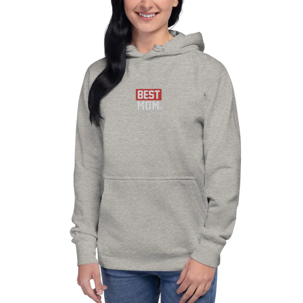Embroidered BEST MOM Unisex Hoodie