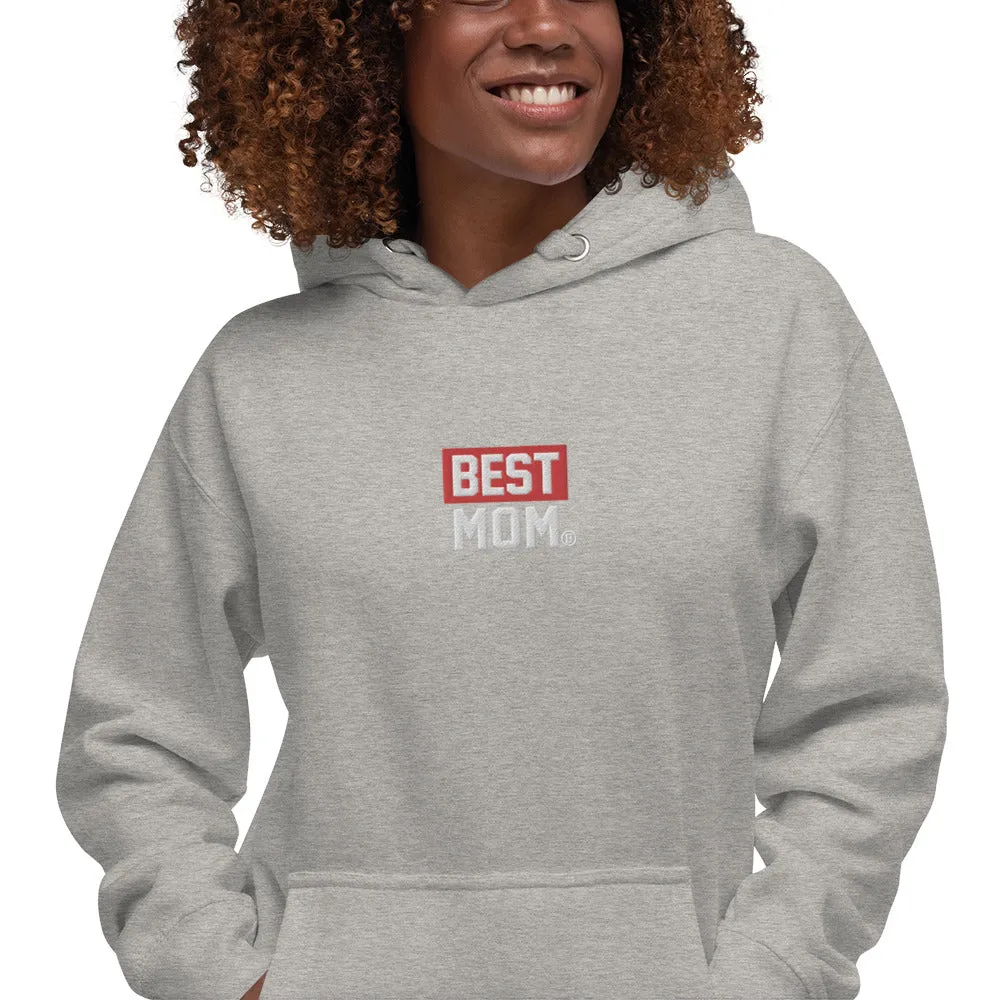 Embroidered BEST MOM Unisex Hoodie