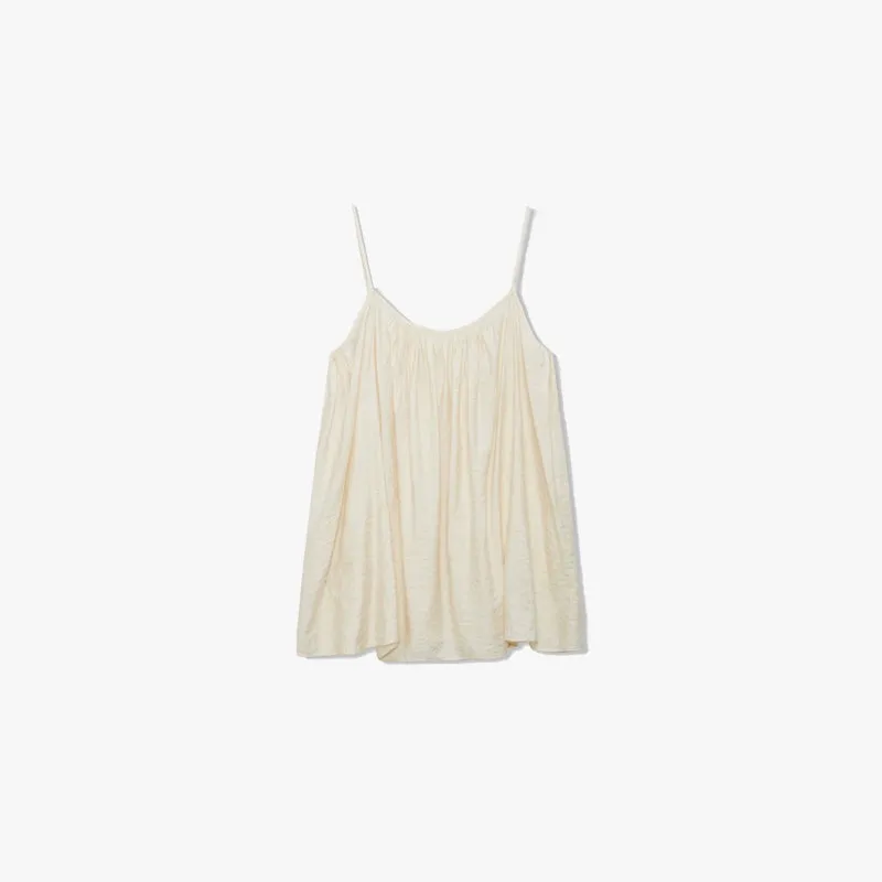 Embroidered Puff Neck Camisole