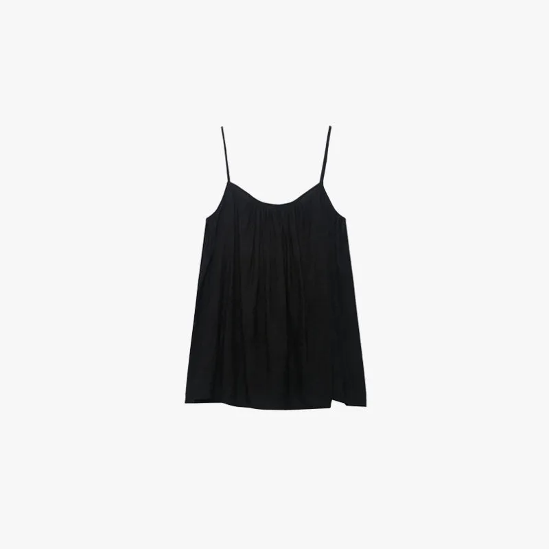 Embroidered Puff Neck Camisole