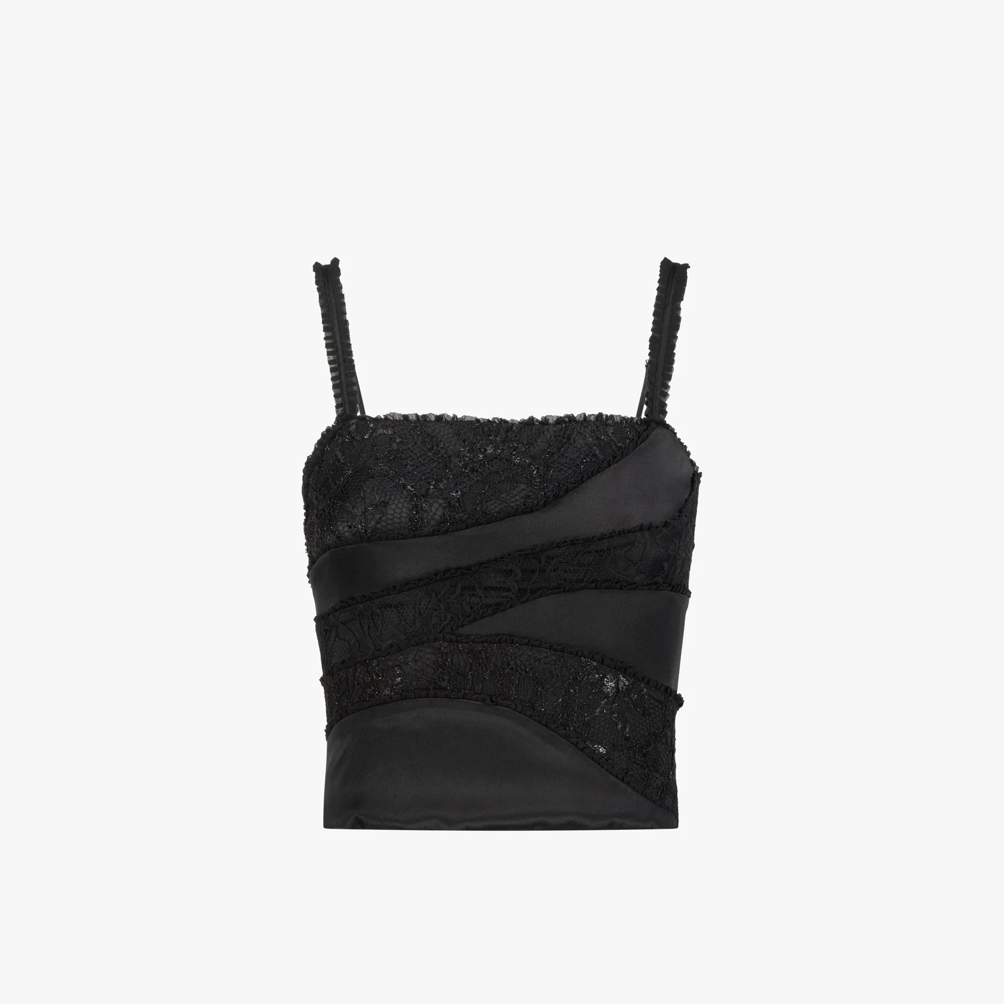 Eterna Patchwork Corset (Black)