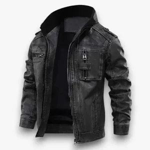 Evander - Leather Jacket for Men