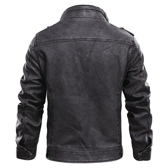 Evander - Leather Jacket for Men