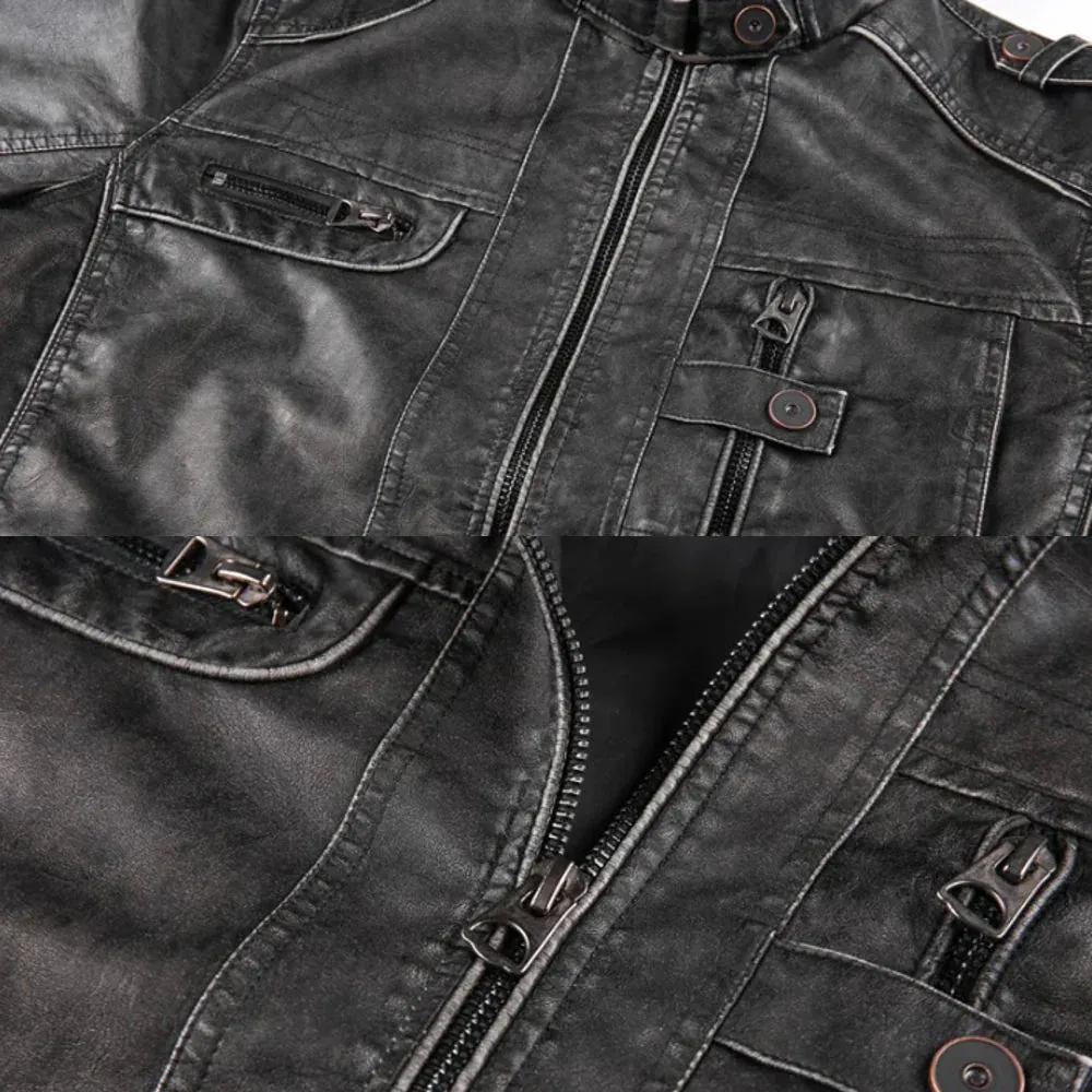 Evander - Leather Jacket for Men
