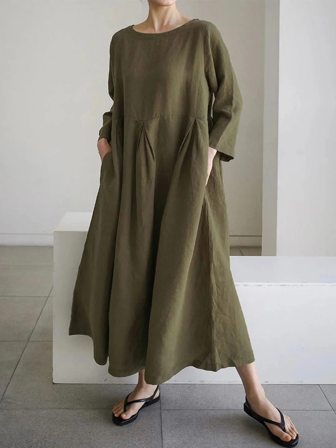 Fabiola® | Loose dress with side pockets