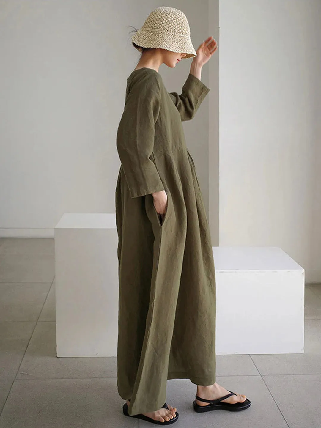 Fabiola® | Loose dress with side pockets