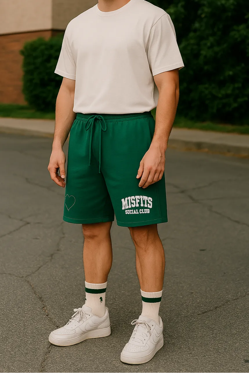 FEARLESS – Relaxed Fit, Lightweight Cotton Shorts  - Grey, Green or Black