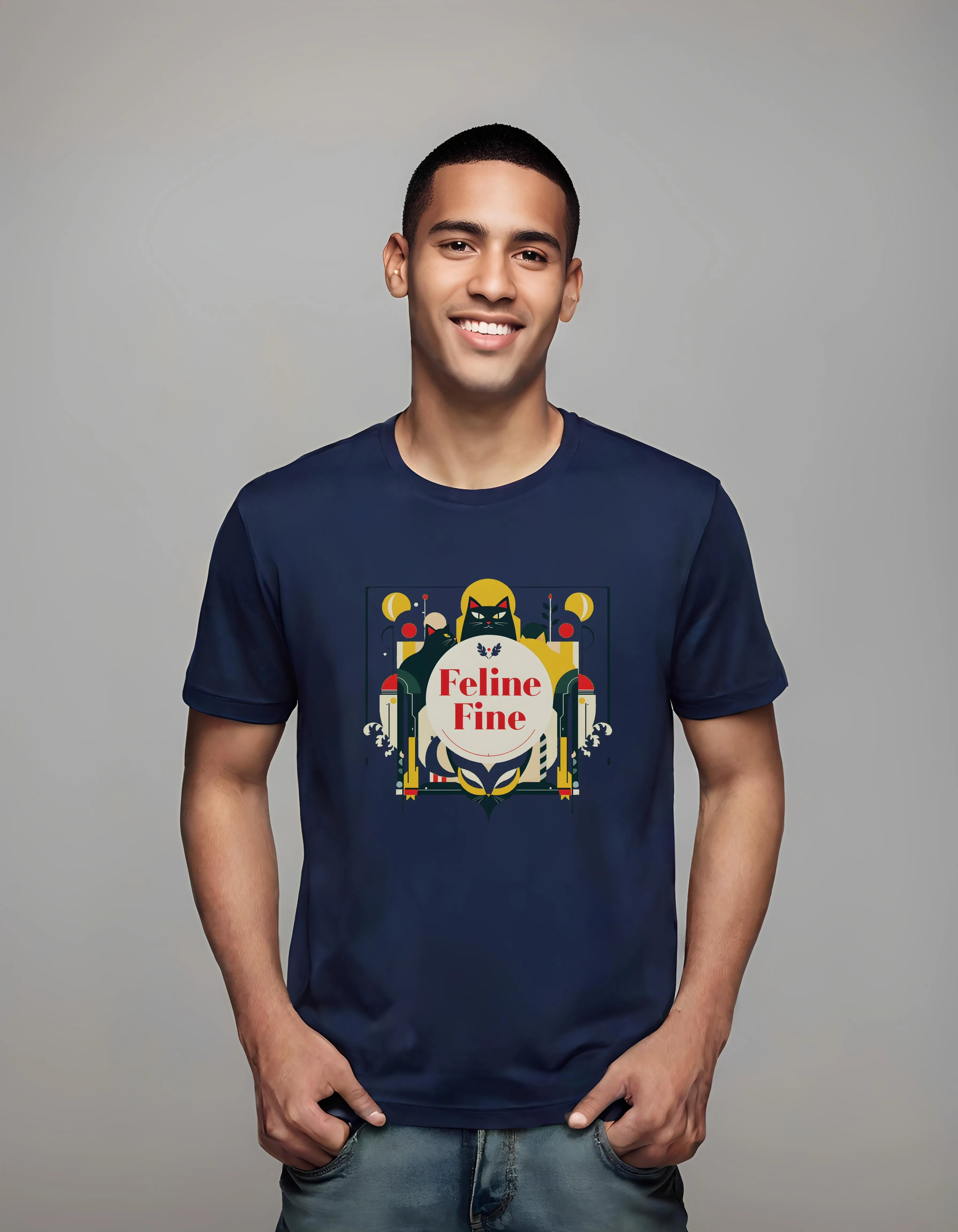 Feline Fine Art Deco | Classic T-Shirt (Unisex)
