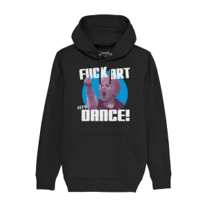 F**k Art White Unisex Cruiser Iconic Hoodie