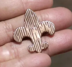 Fleur De Lis Charm 30mm x 27mm in Textured Patterns