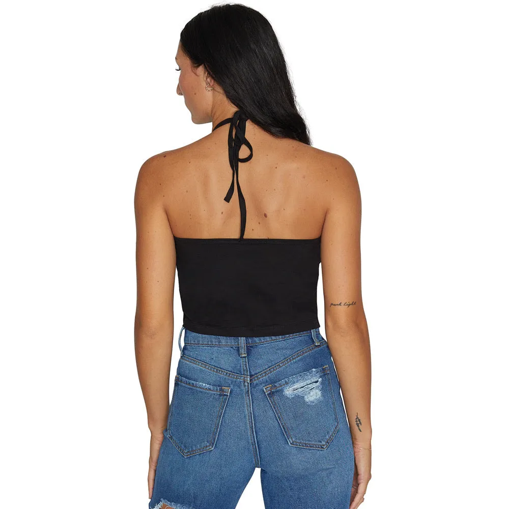 Georgetown Black Halter Top