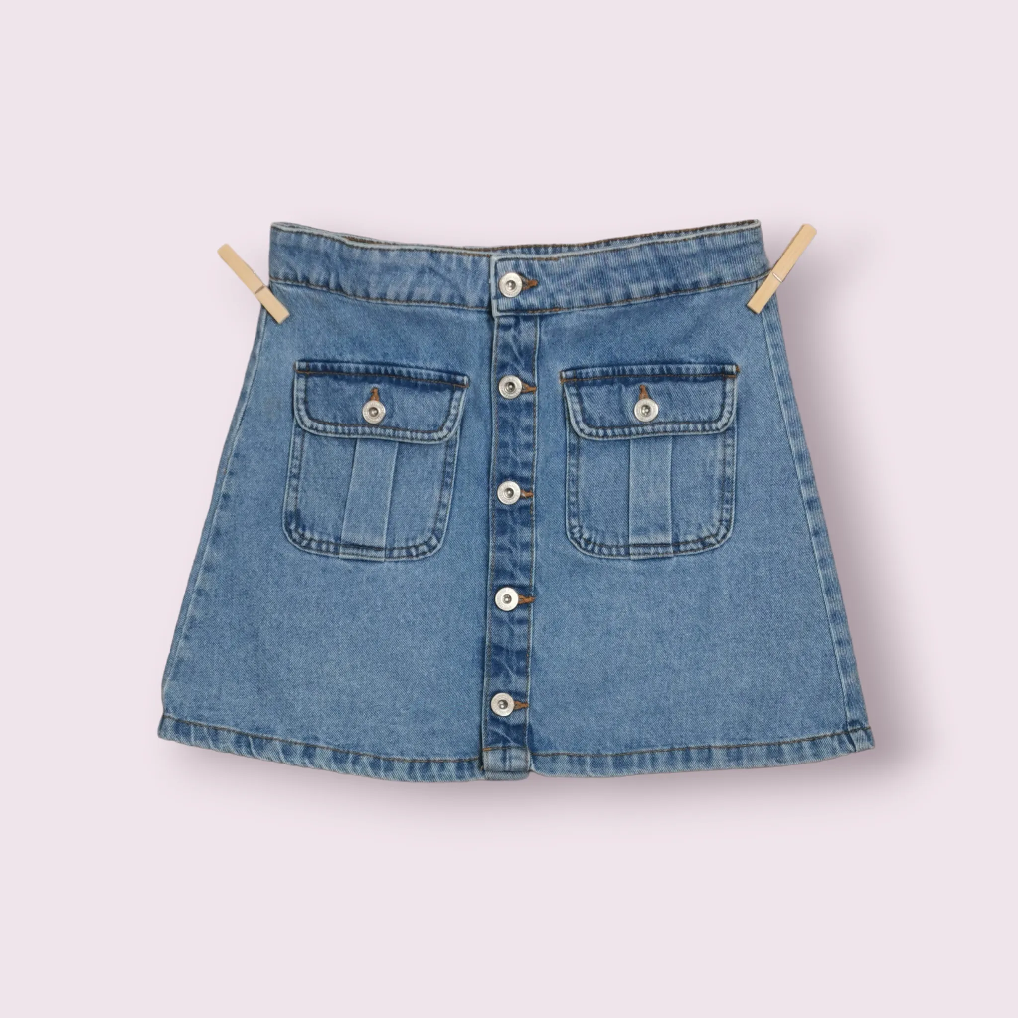 GIRL SIZE 13/14 YEARS - ZARA KIDS, Jean Skirt EUC B52