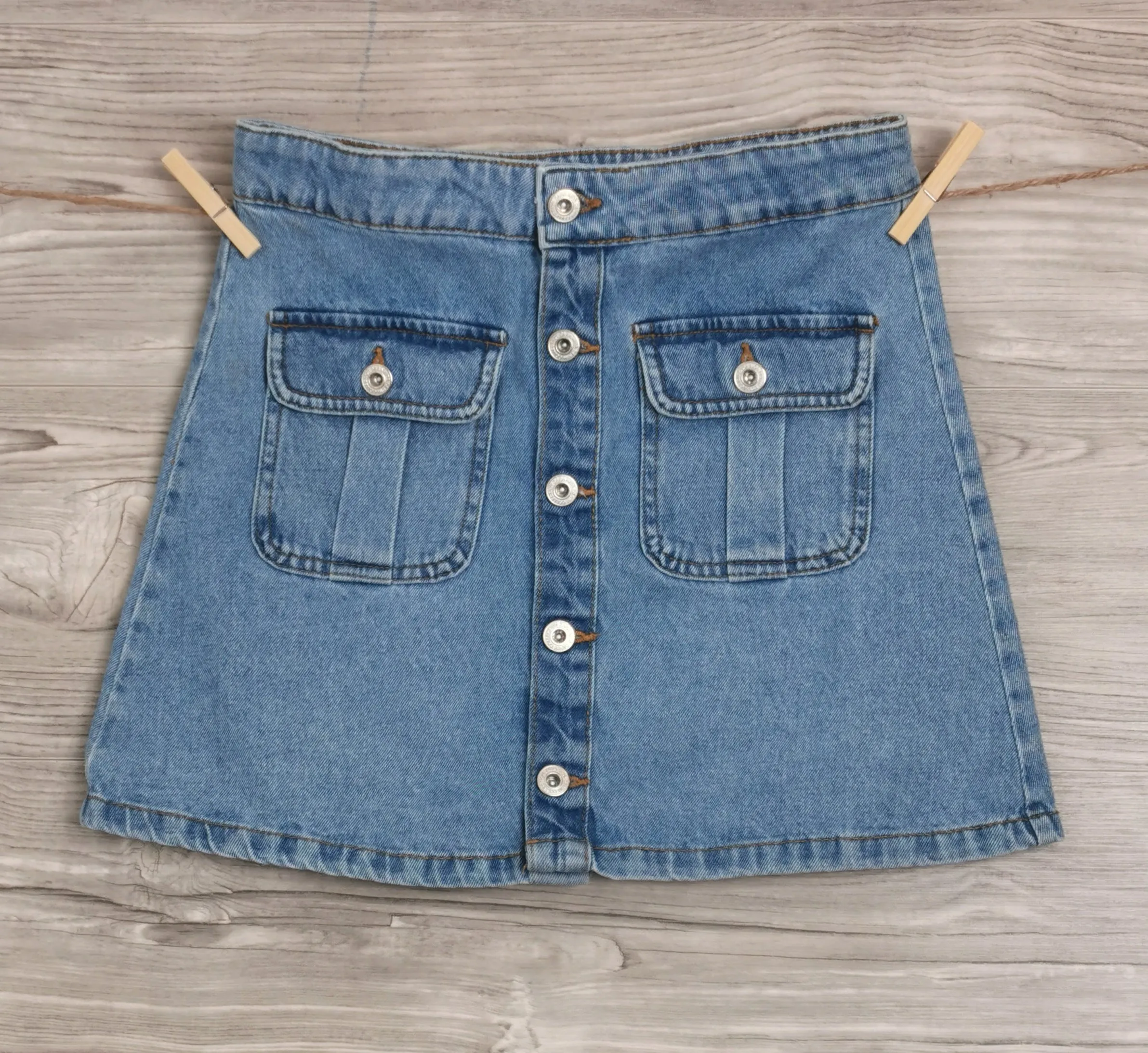 GIRL SIZE 13/14 YEARS - ZARA KIDS, Jean Skirt EUC B52