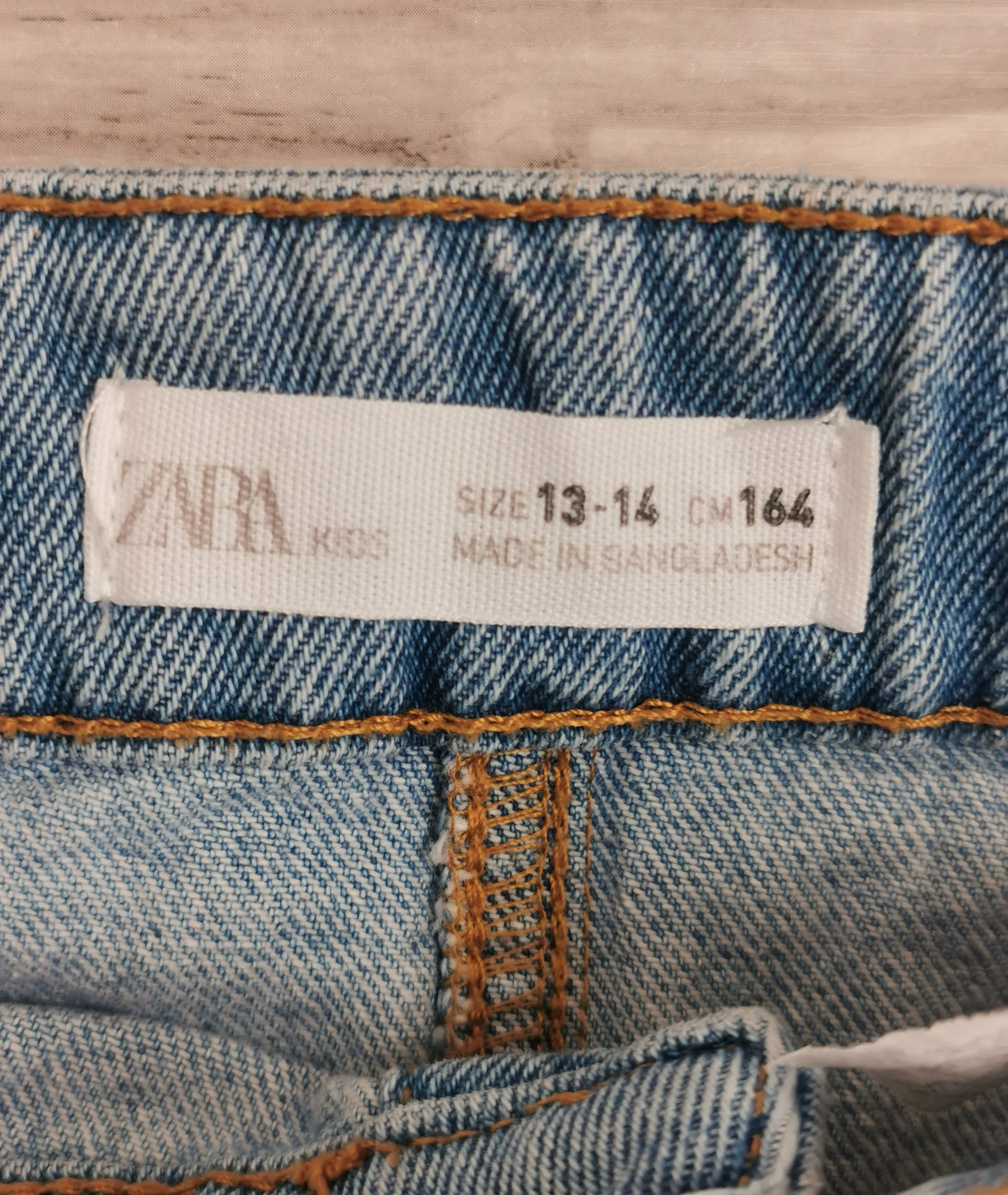 GIRL SIZE 13/14 YEARS - ZARA KIDS, Jean Skirt EUC B52