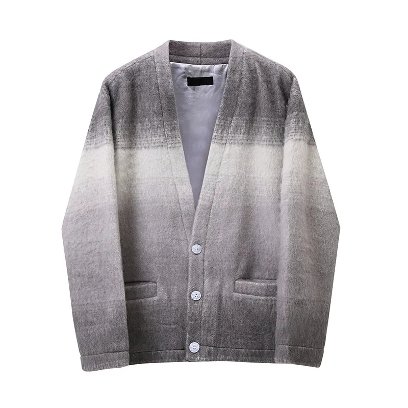 Gradient Wool Cardigan
