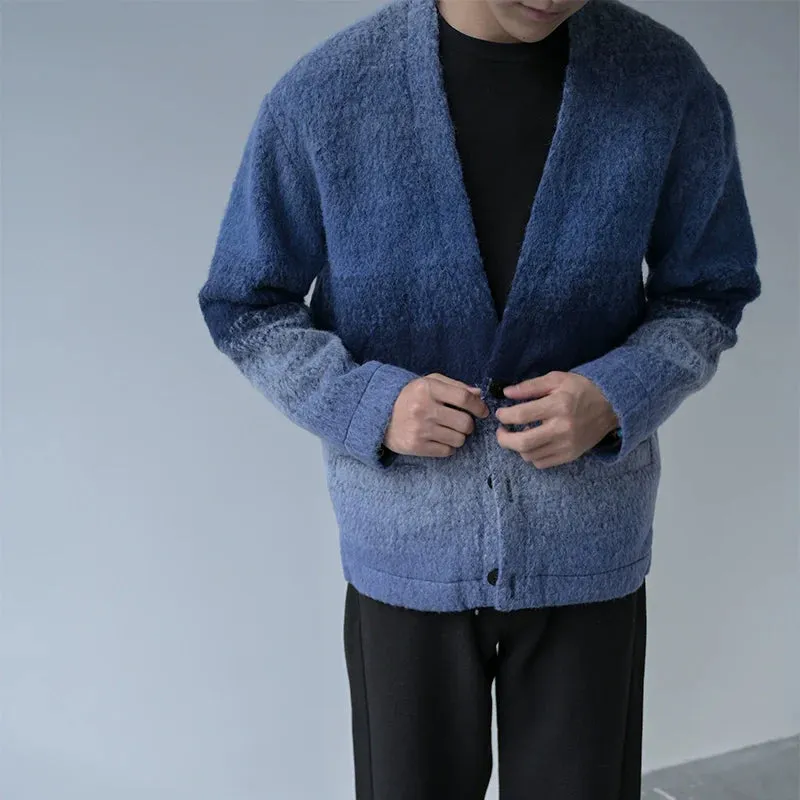 Gradient Wool Cardigan