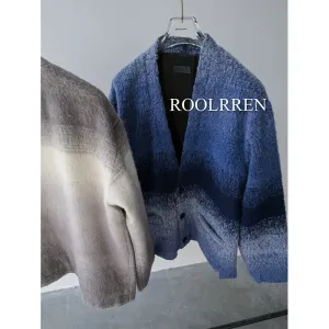 Gradient Wool Cardigan