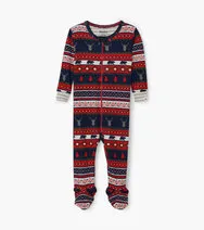 Hatley Pj's - Fair Isle Stag Sleeper - 6-9m