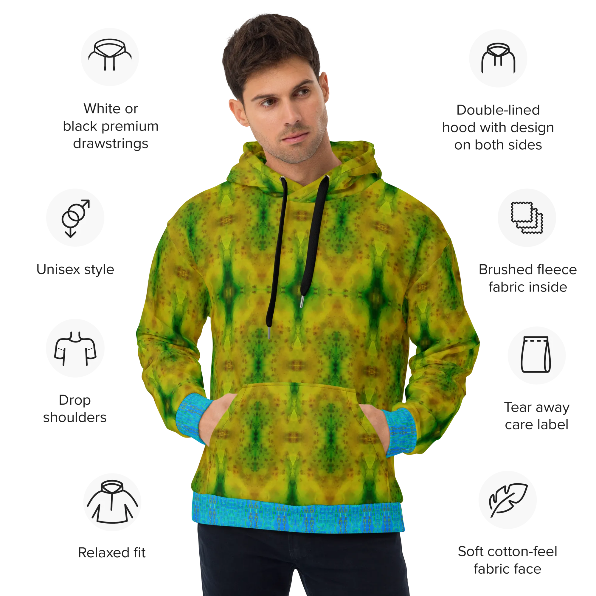Hoodie (Unisex) RJSTH@Fabric#10 River Jade Smithy RJSTH@W2021