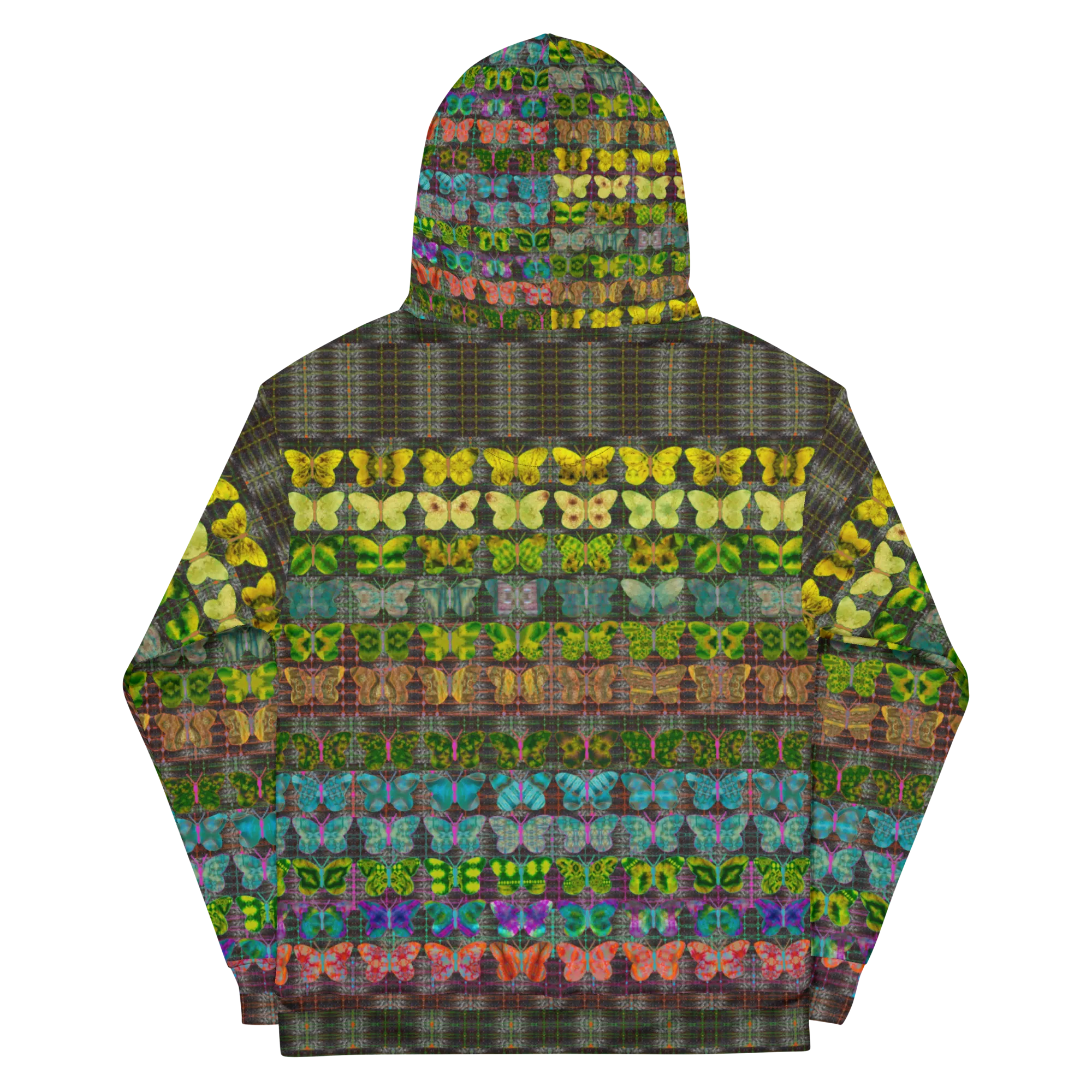 Hoodie (Unisex)(Butterfly Glade Tree Link Pride Stripes) RJSTHS2022 RJS