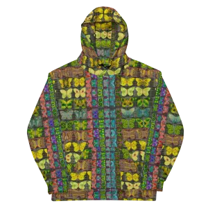 Hoodie (Unisex)(Butterfly Glade Tree Link Pride Stripes) RJSTHS2022 RJS