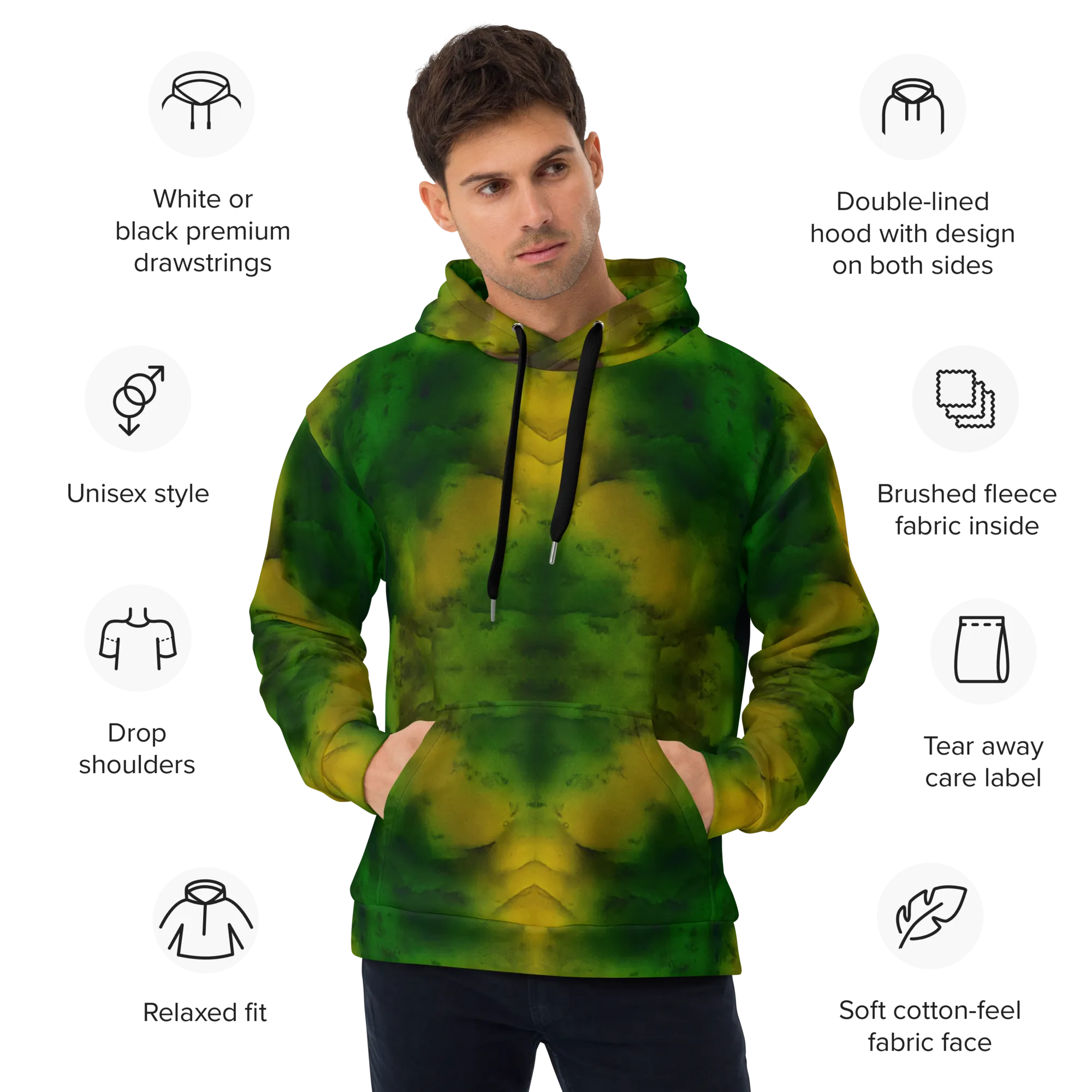 Hoodie (Unisex)(Purely Jade Light) RJSTHw2022 RJS