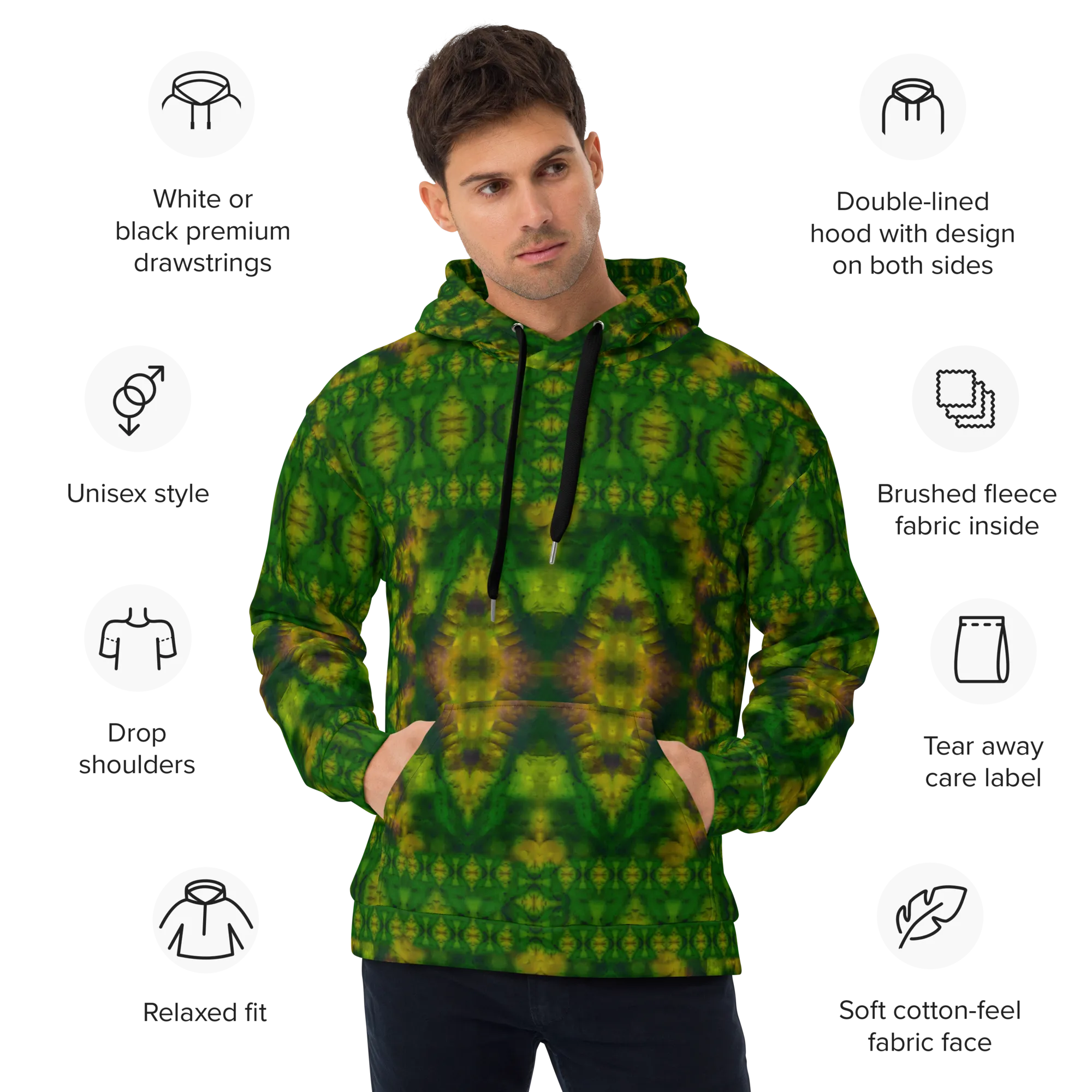 Hoodie (Unisex)(Purely Jade Light) RJSTHw2022 RJS