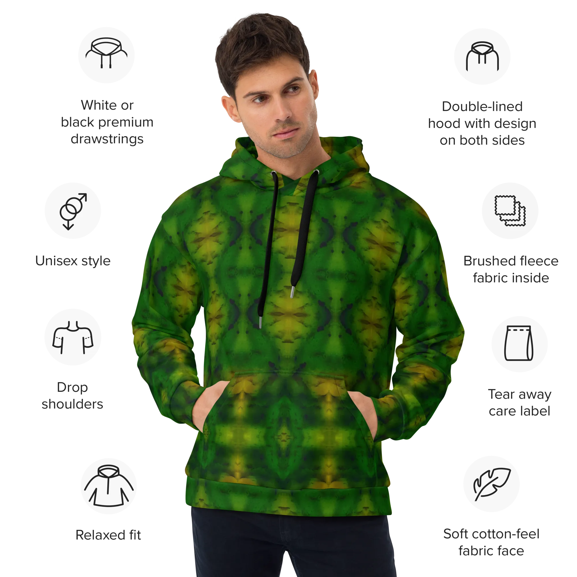 Hoodie (Unisex)(Purely Jade Light) RJSTHw2022 RJS