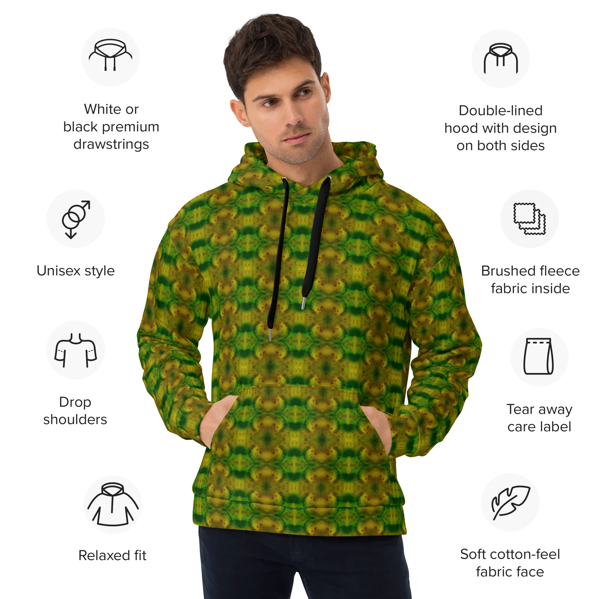Hoodie (Unisex)(Purely Jade Light) RJSTHw2022 RJS