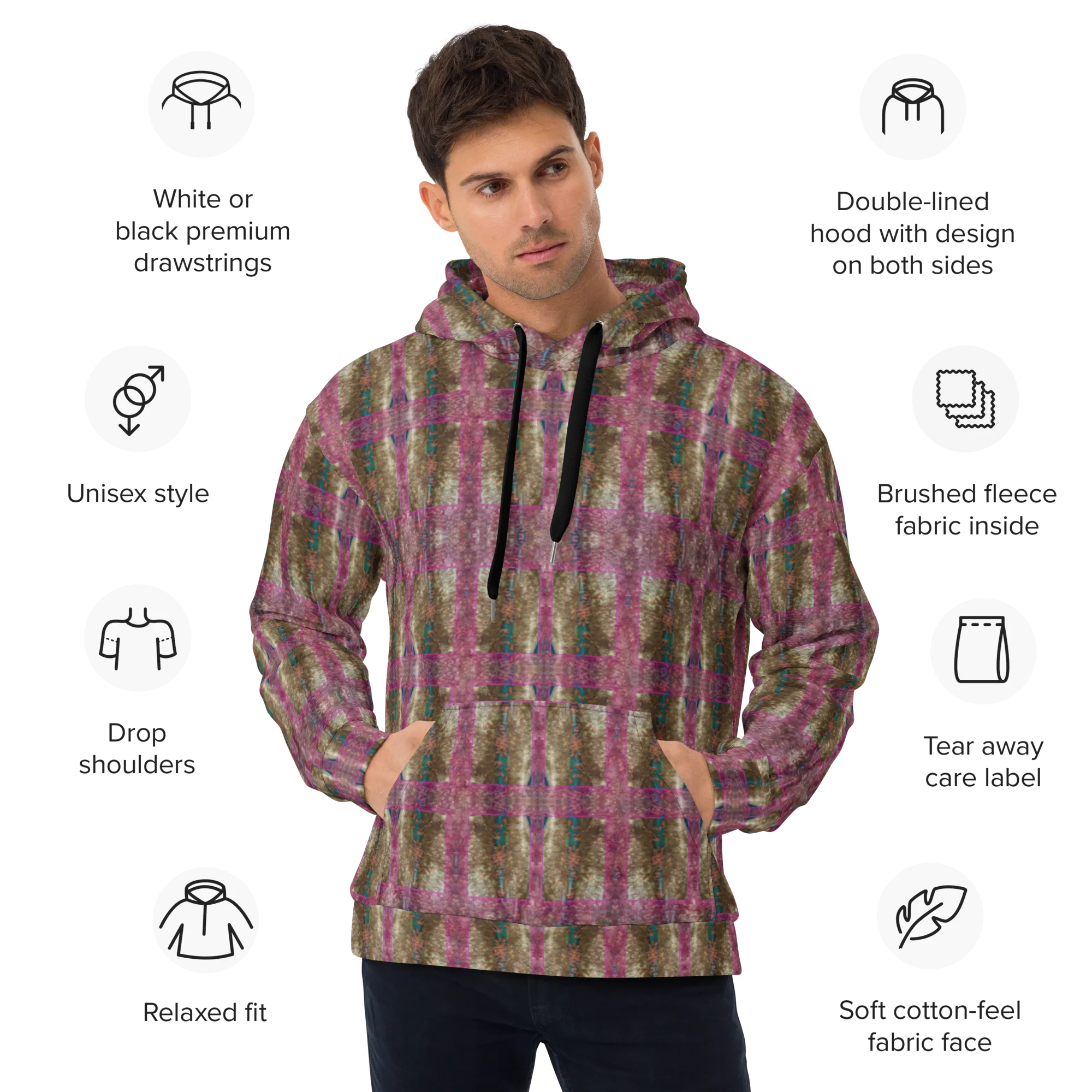 Hoodie (Unisex)(RJSTH@Fabric#6/PINK) RJSTH@w2022 RJS