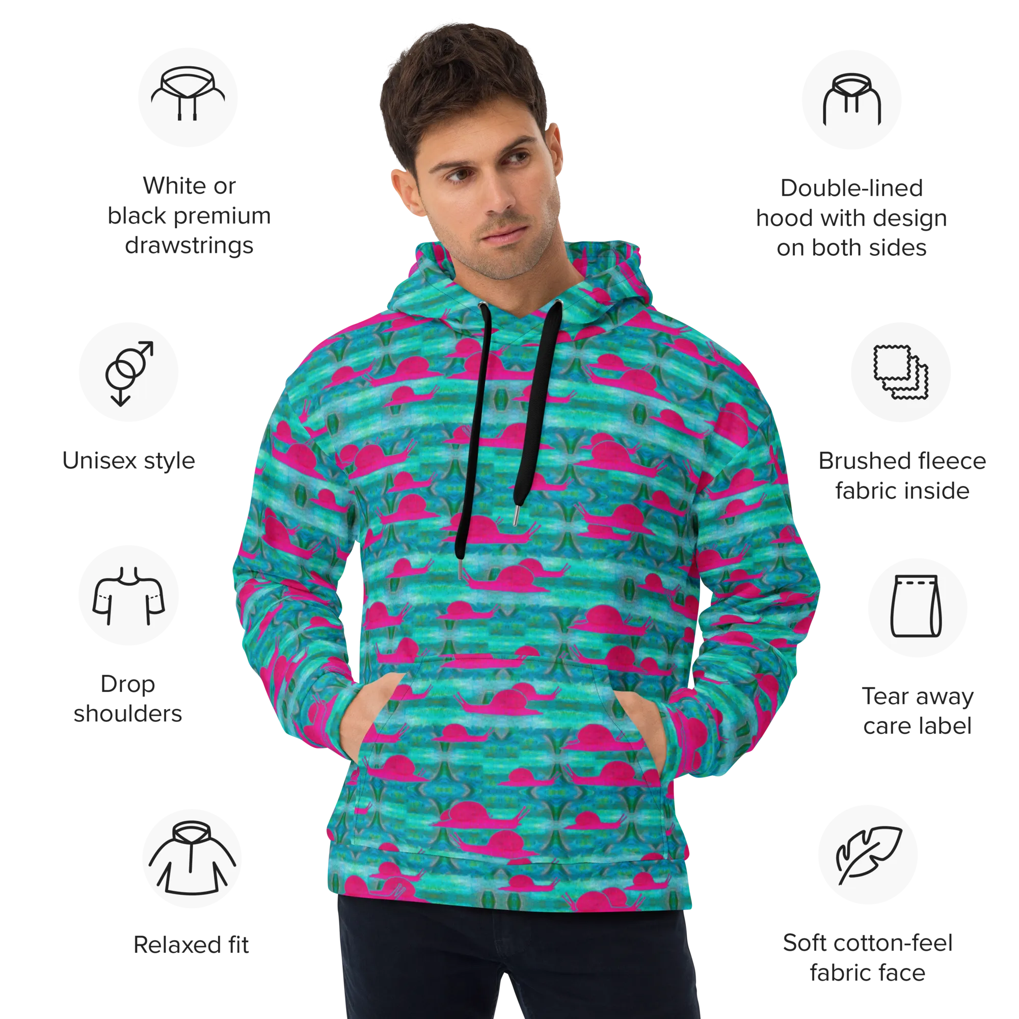 Hoodie (Unisex)(Snail Collection) RJSTH@Fabric#8 RJSTHw2022 RJS