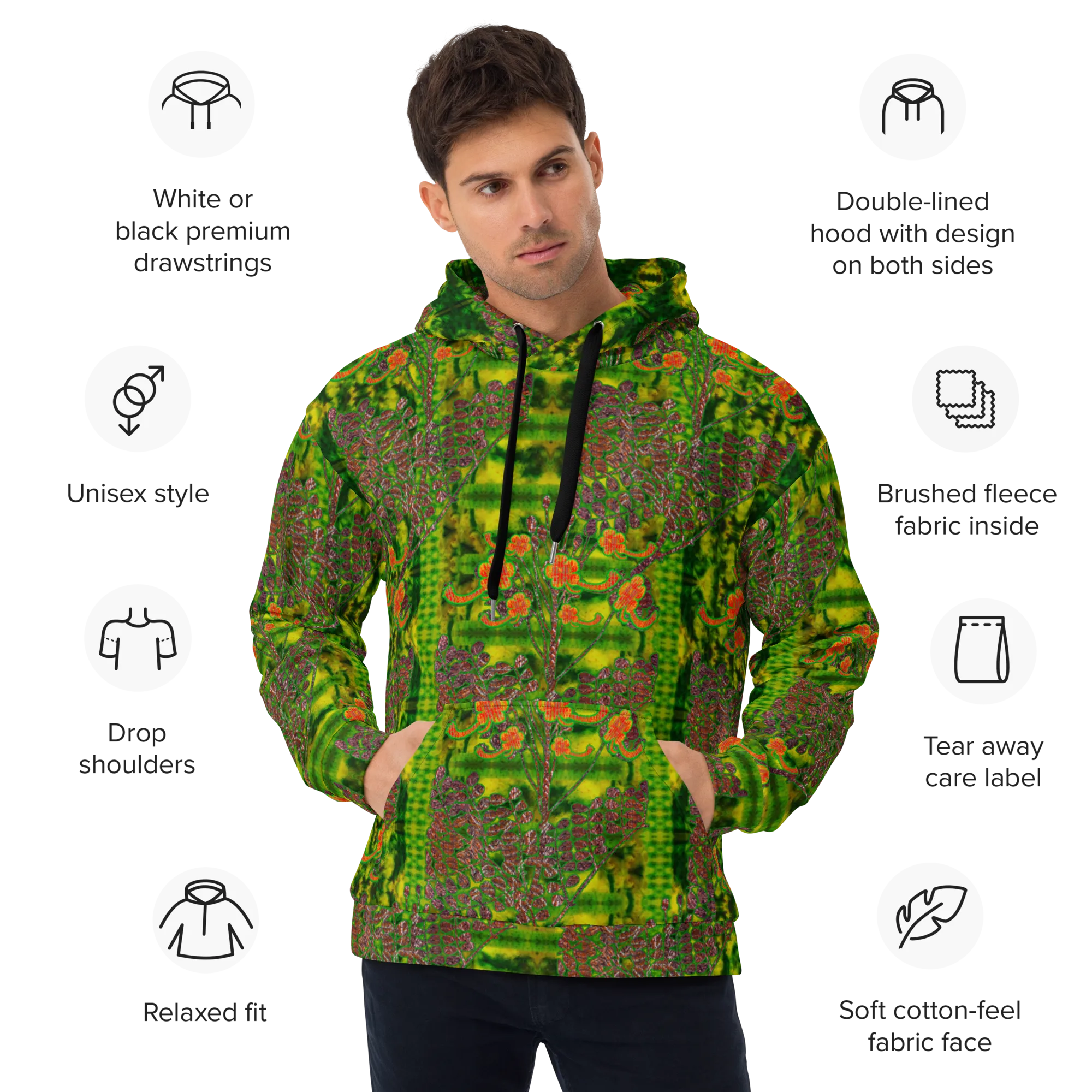 Hoodie (Unisex)(WindSong Flower) RJSTH@Fabric#3 RJSTHw2022 RJS