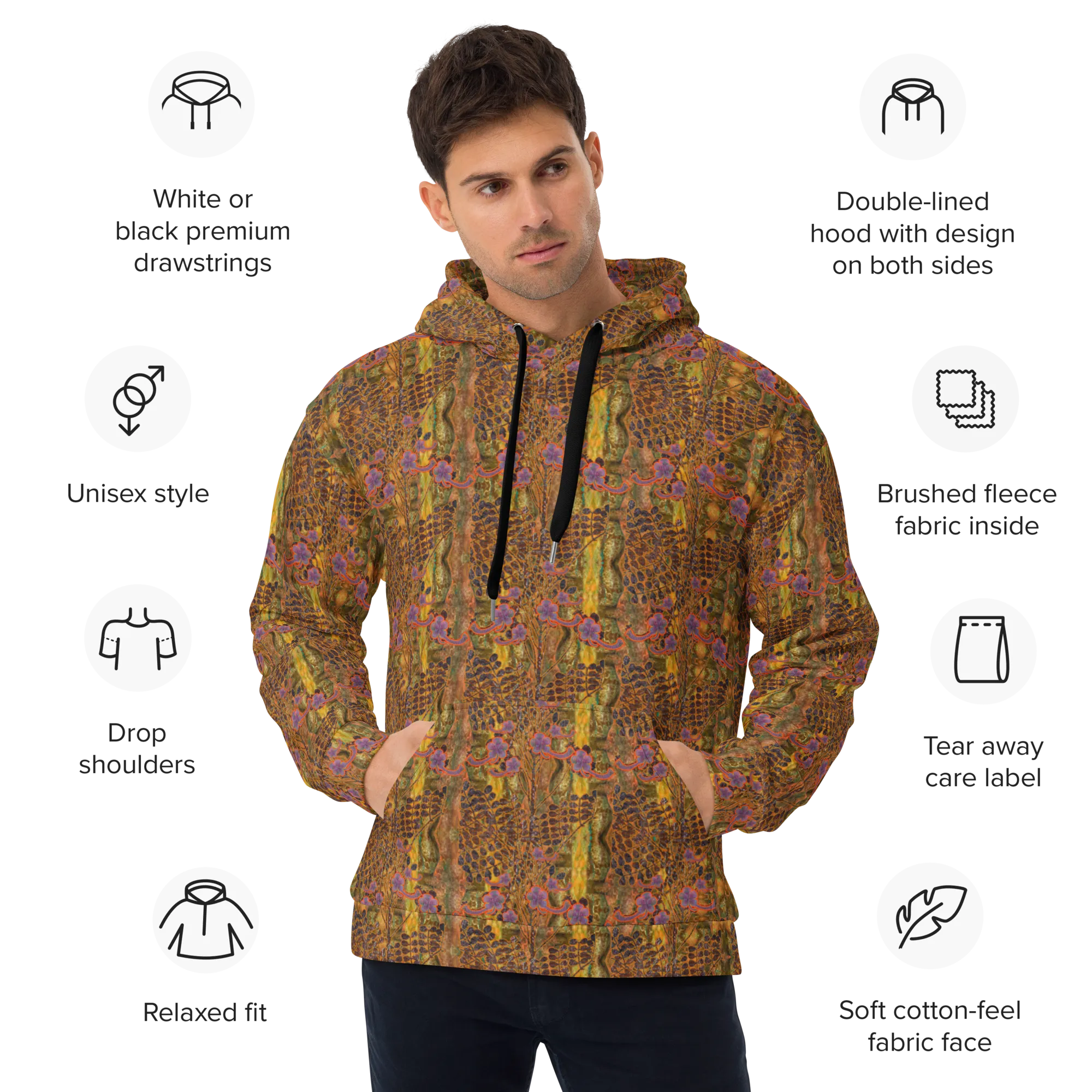 Hoodie (Unisex)(WindSong Flower) RJSTH@Fabric#6 RJSTHw2022 RJS