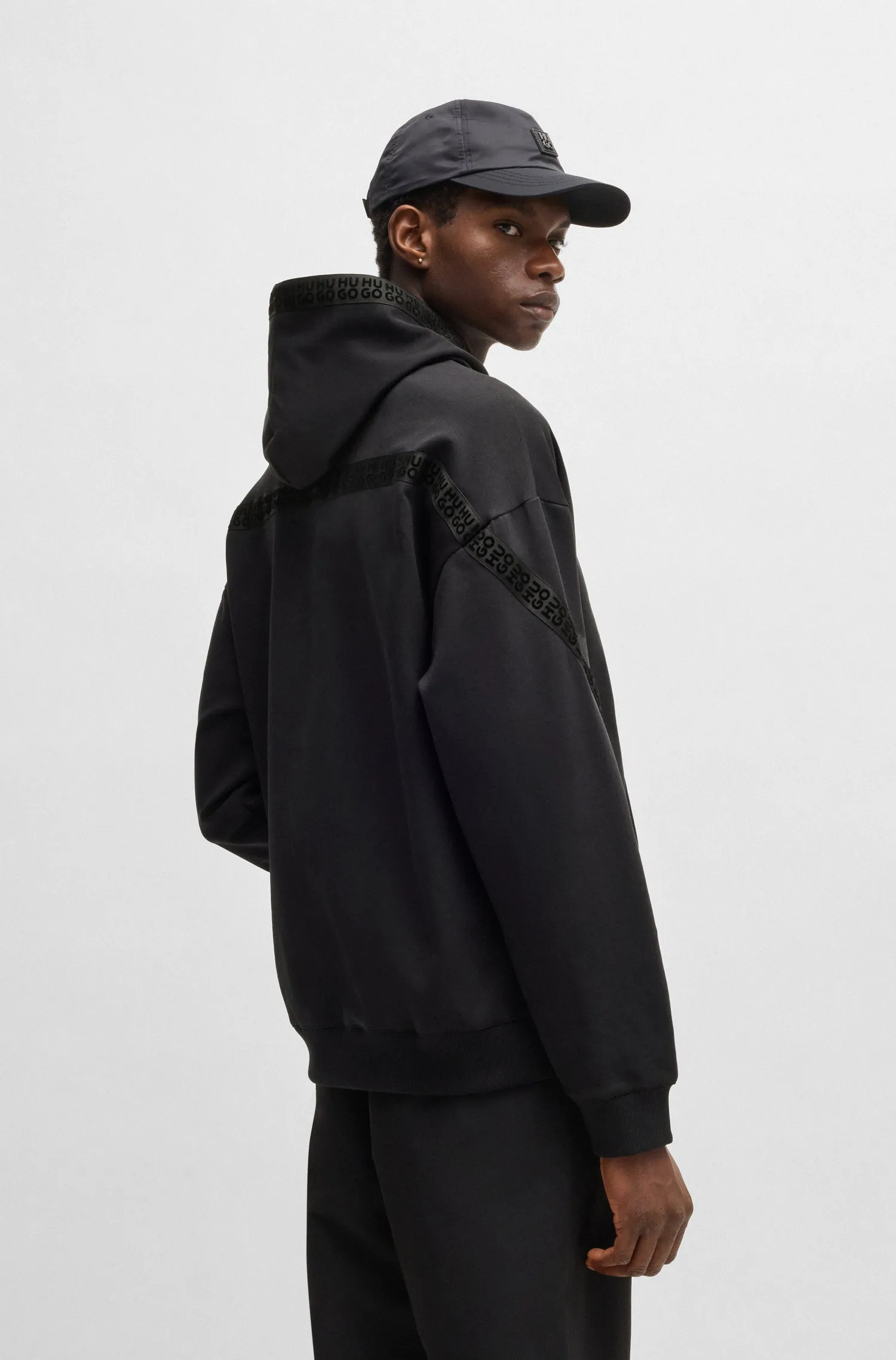 HUGO Hoodies Relaxed Fit in Cotton Mix - DAGARITO 10254770 01-50521429