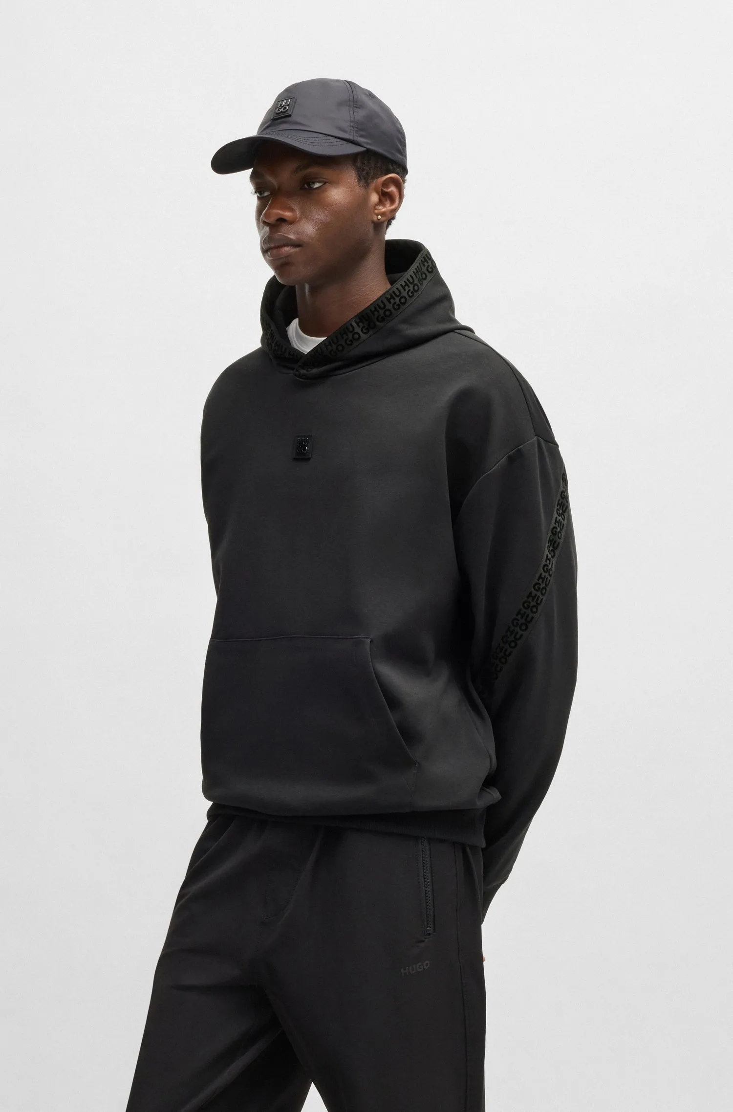HUGO Hoodies Relaxed Fit in Cotton Mix - DAGARITO 10254770 01-50521429