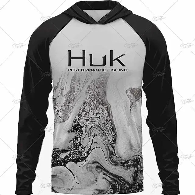 Huk Gear UPF 50  Long Sleeve Hooded Summer Fishing Shirt: Summer 2025 Collection