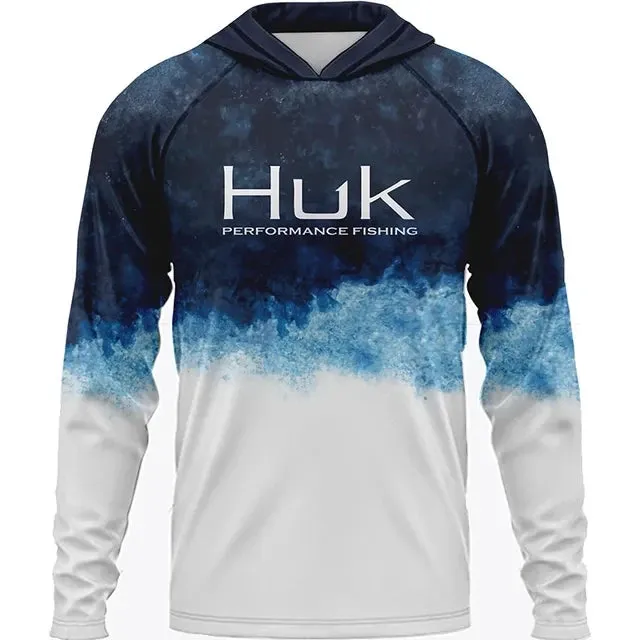 Huk Gear UPF 50  Long Sleeve Hooded Summer Fishing Shirt: Summer 2025 Collection