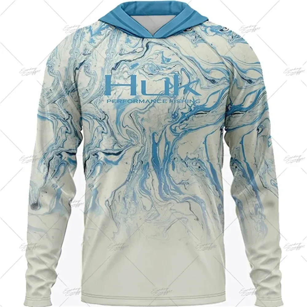 Huk Gear UPF 50  Long Sleeve Hooded Summer Fishing Shirt: Summer 2025 Collection