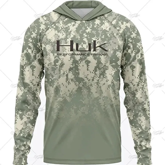 Huk Gear UPF 50  Long Sleeve Hooded Summer Fishing Shirt: Summer 2025 Collection