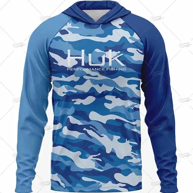 Huk Gear UPF 50  Long Sleeve Hooded Summer Fishing Shirt: Summer 2025 Collection
