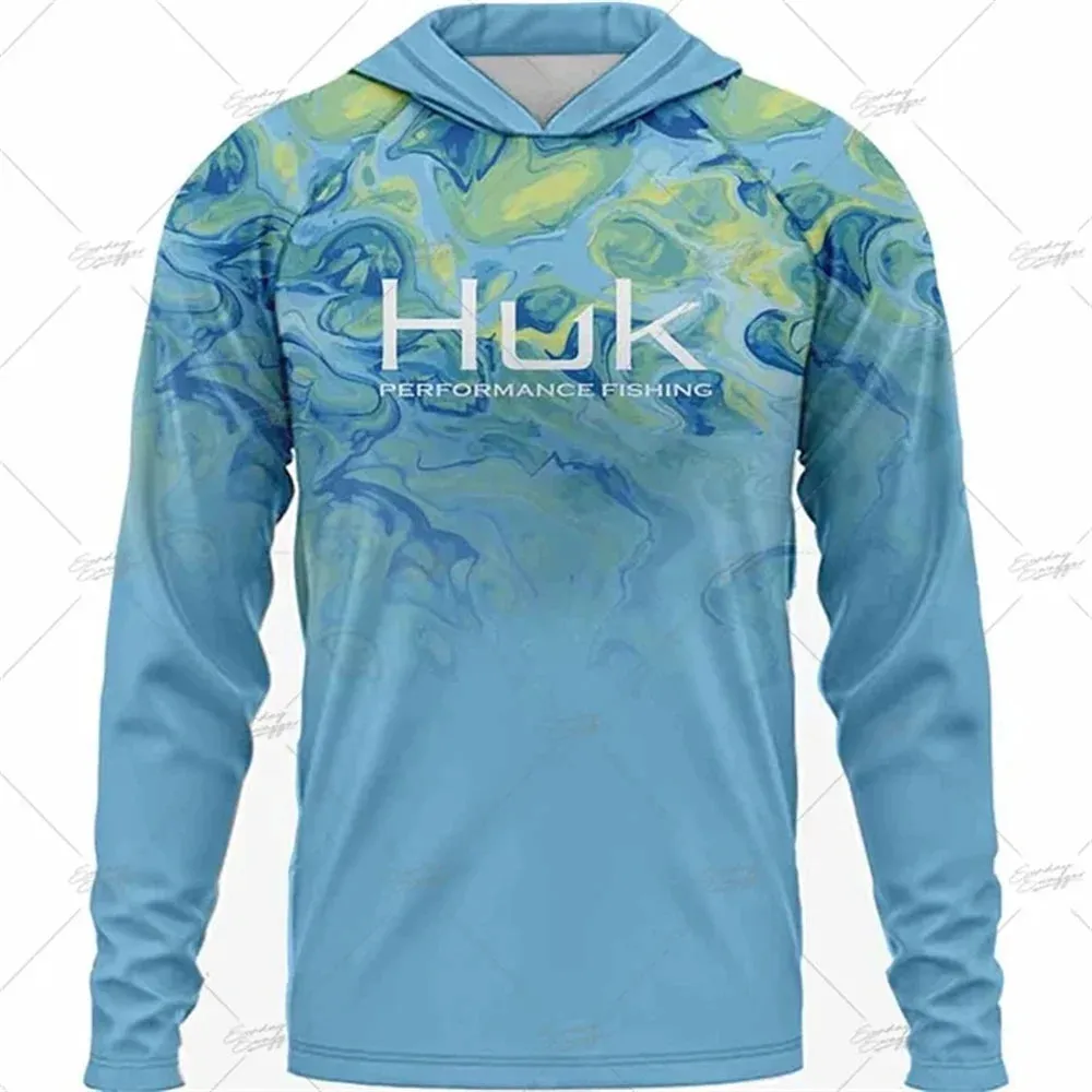 Huk Gear UPF 50  Long Sleeve Hooded Summer Fishing Shirt: Summer 2025 Collection