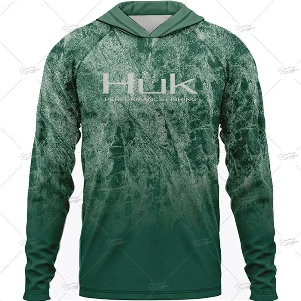 Huk Gear UPF 50  Long Sleeve Hooded Summer Fishing Shirt: Summer 2025 Collection