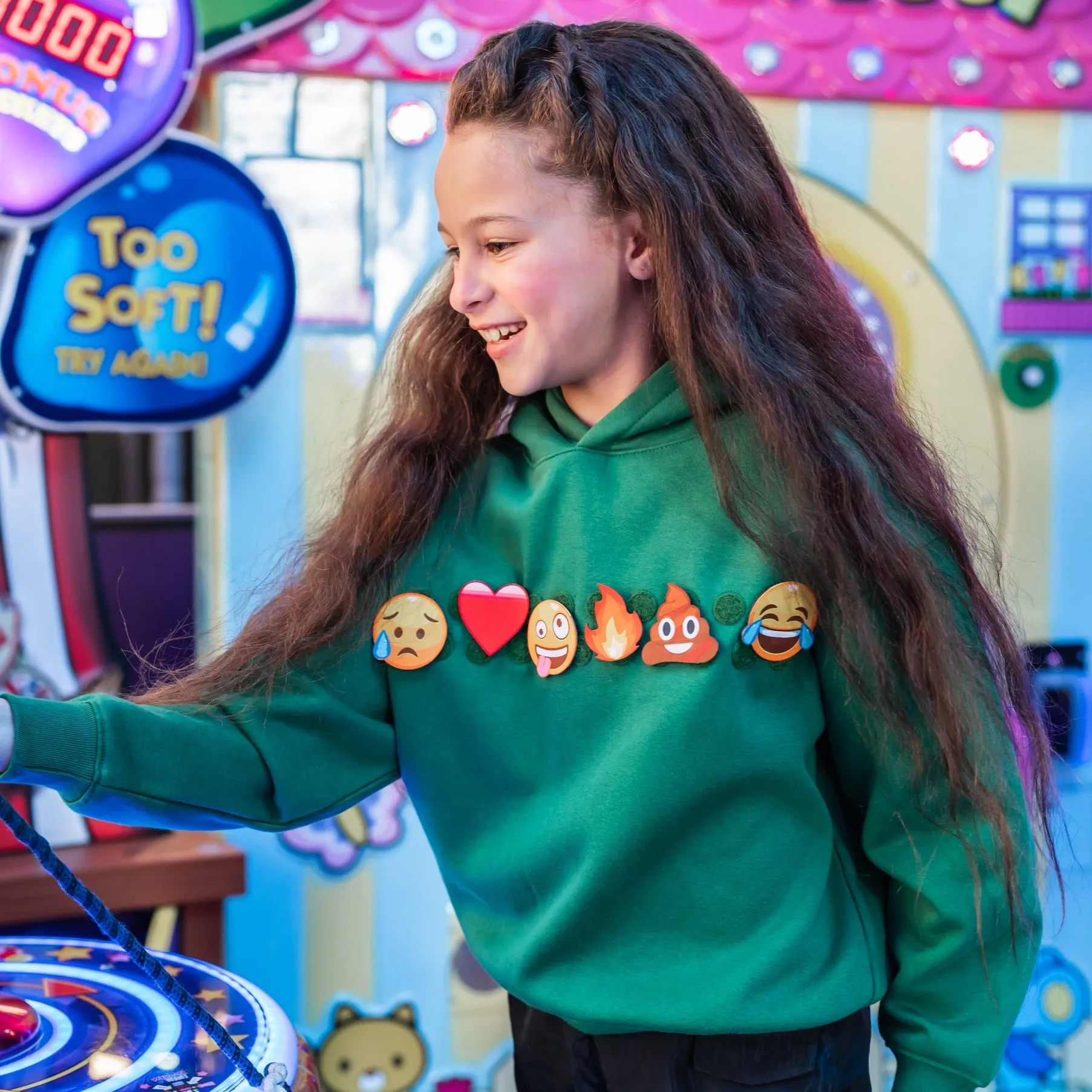 Interchangeable Velcro Patch Hoodie - Unisex