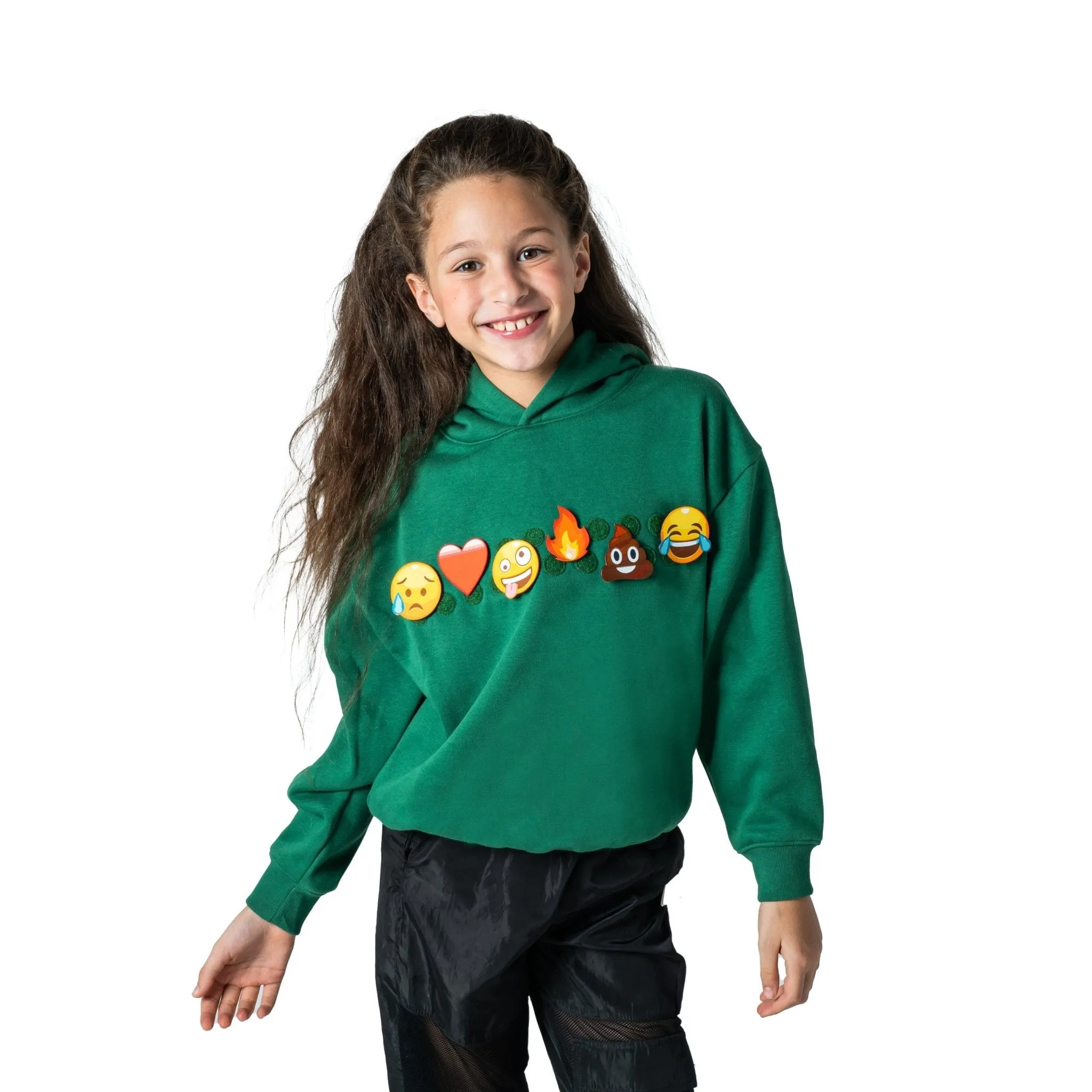 Interchangeable Velcro Patch Hoodie - Unisex