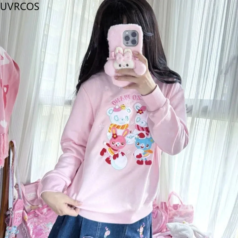 Kawaii Friends White Crewneck Sweater