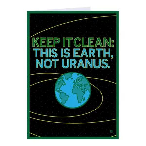 Keep It Clean Greeting Card