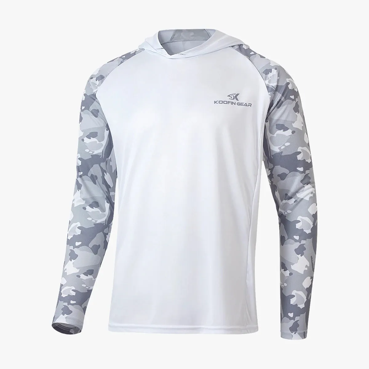 Koofin Pelagic Gear UPF 50  Long Sleeve Hooded Fishing Shirt: Sun Protection and Comfort