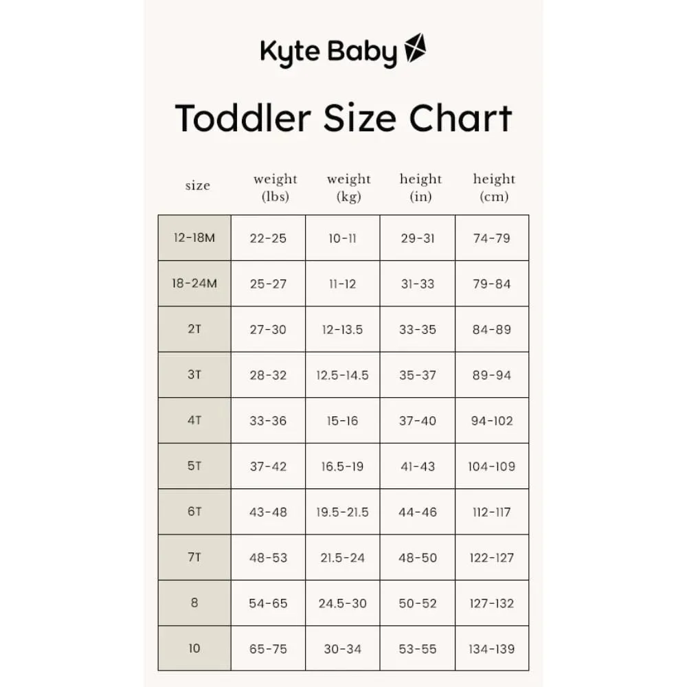 Kyte Baby Toddler Pajama Set - Dusty Rose