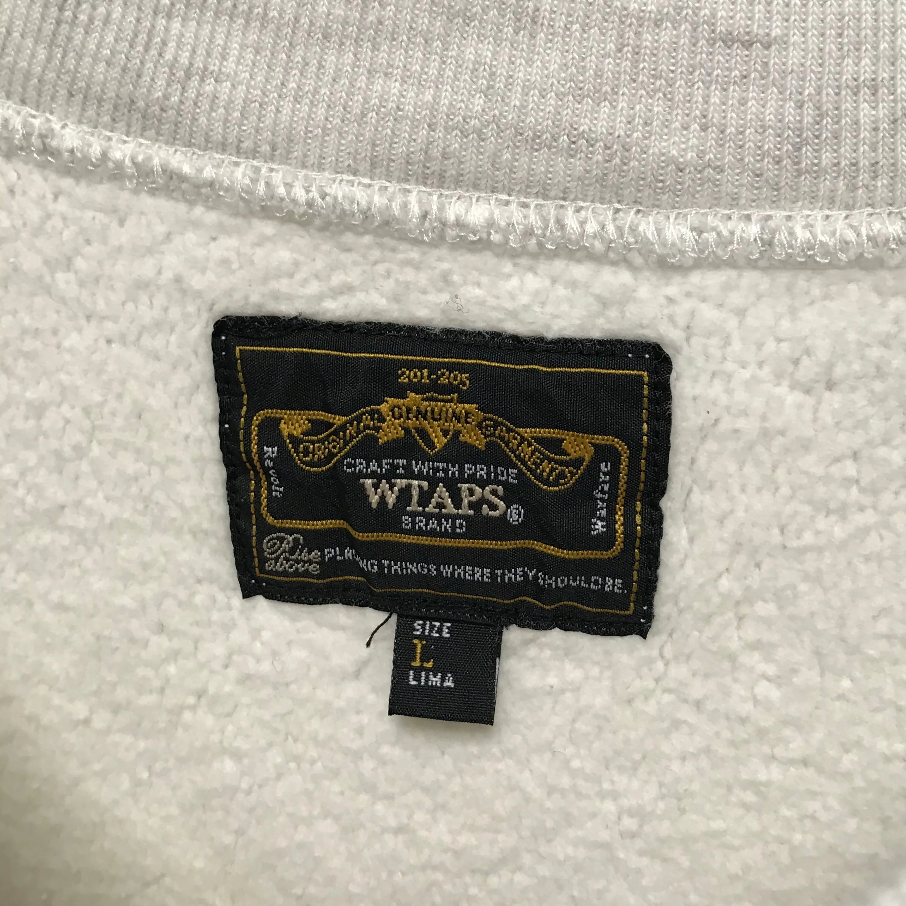 [L] WTaps 08AW Red Dawn Hell Week Crewneck Sweatshirt